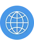 A world globe icon to portray subjects of economics